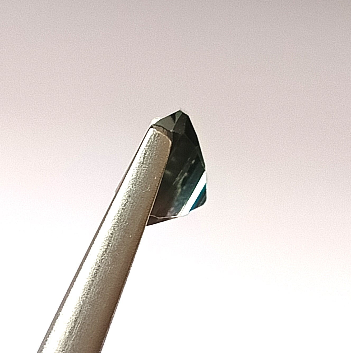 1.70 Carat 7X7.5X4.7 (WXLXD) Natural Square Octagon Cut Bi-colour tourmaline