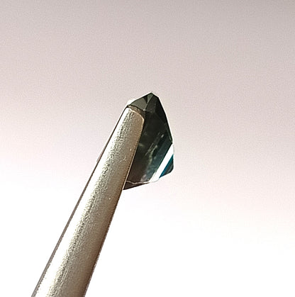 1.70 Carat 7X7.5X4.7 (WXLXD) Natural Square Octagon Cut Bi-colour tourmaline