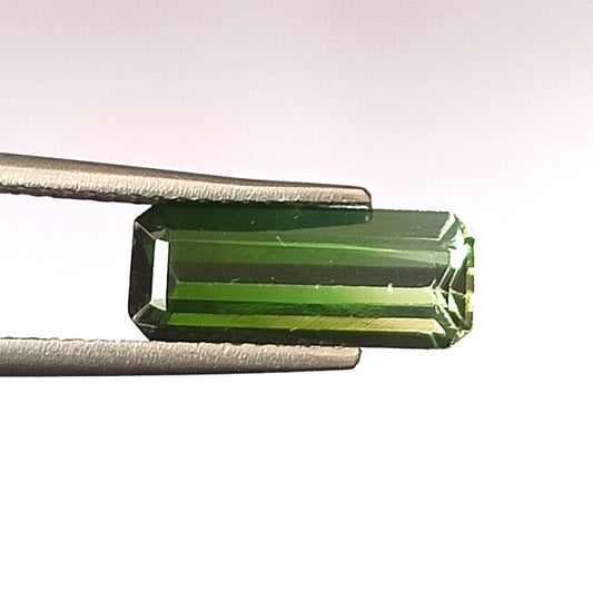 2.20 Carat 5X12.4X4.2 (WXLXD) Natural Emerald Cut Bi-colour tourmaline