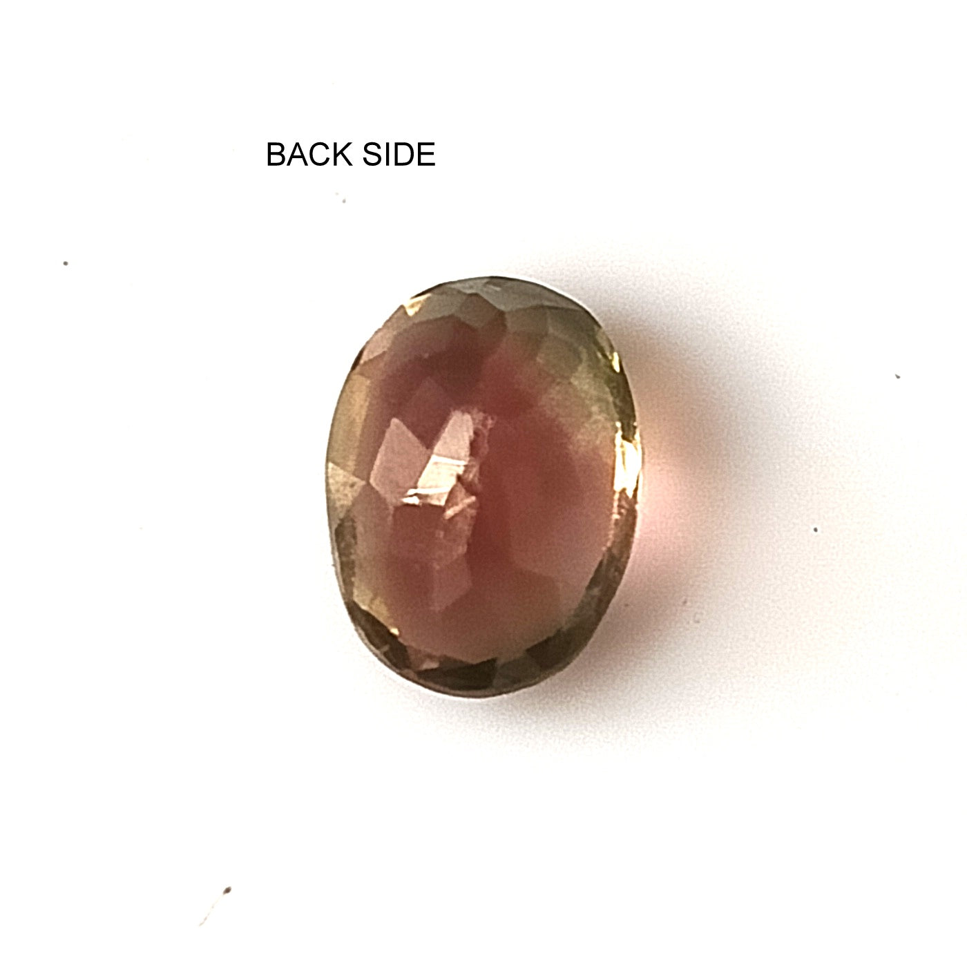 1.60 Carat 6.4X8.8X4.3 (WXLXD) Natural Oval Cut Bi-colour tourmaline