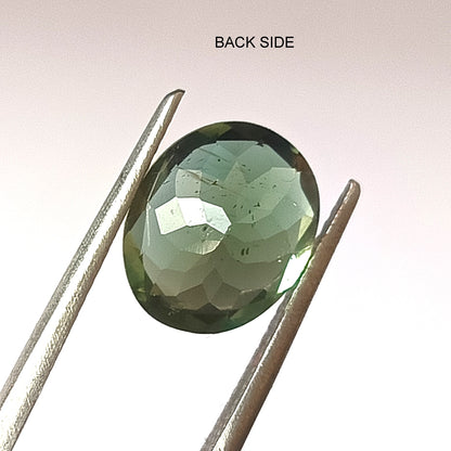 3.30 Carat 9X11X5.5 (WXLXD) Natural Oval Cut Green tourmaline