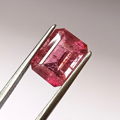 3.90 Carat 7.6X10X6 (WXLXD) Natural Emerald Cut tourmaline