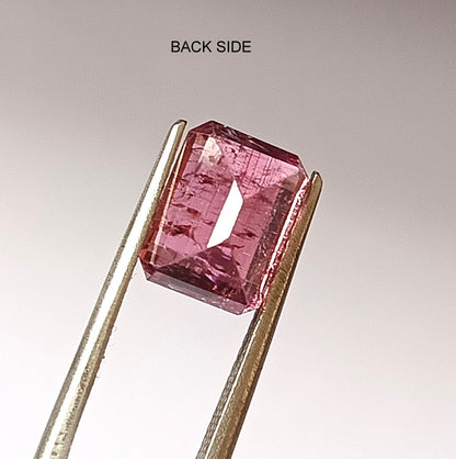 3.90 Carat 7.6X10X6 (WXLXD) Natural Emerald Cut tourmaline