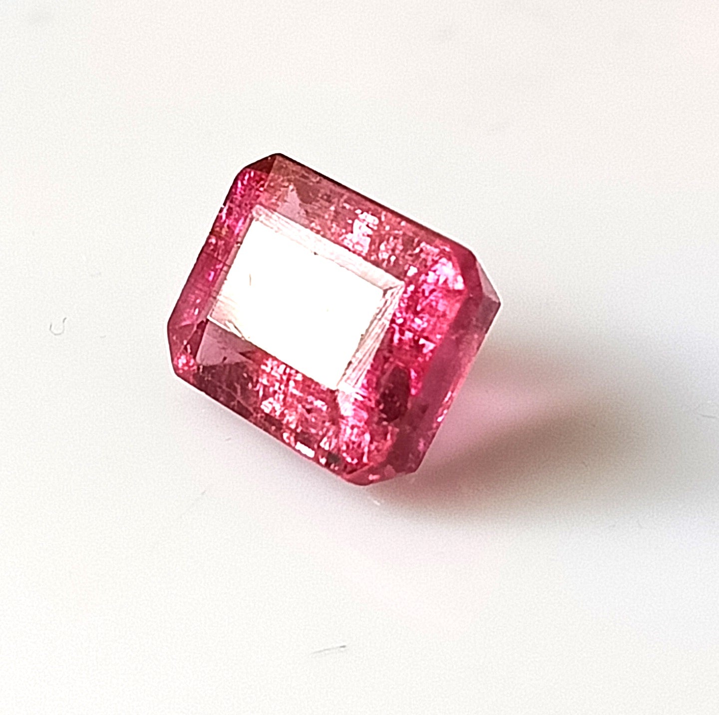 3.90 Carat 7.6X10X6 (WXLXD) Natural Emerald Cut tourmaline