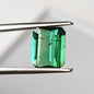 2.0 Carat 7X8.7X3.8 (WXLXD) Natural Emerald Cut Blueish-Green tourmaline