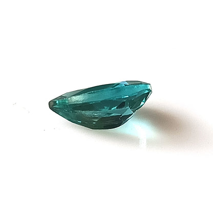 1.30 Carat 6X9.4X4 (WXLXD) Natural Pear Cut Aqua/Lagoon tourmaline
