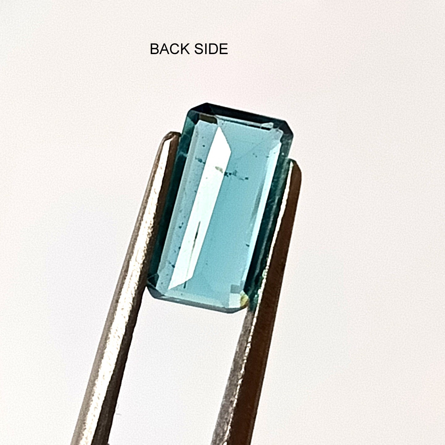 1.10 Carat 5X9.5X12.6 (WXLXD) Natural Emerald Cut Lagoon/Aqua tourmaline