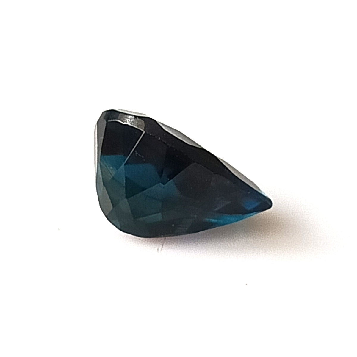 1.95 Carat 7X9.5X5.3 (WXLXD) Natural Pear Cut Indicolite tourmaline