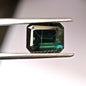 2.75 Carat 6.8X8.5X6 (WXLXD) Natural Emerald Cut Indicolite tourmaline