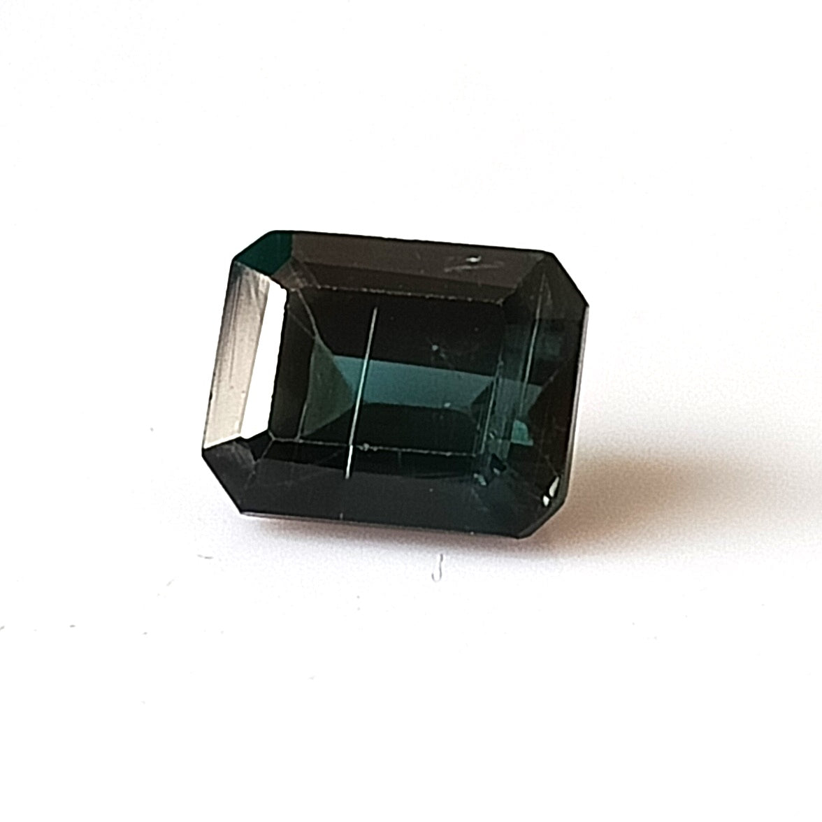 2.75 Carat 6.8X8.5X6 (WXLXD) Natural Emerald Cut Indicolite tourmaline