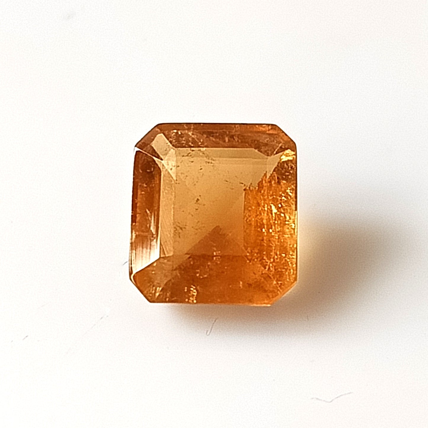 4.55  Carat 9X10X5.9 (WXLXD) Natural Octagon Cut Yellow tourmaline