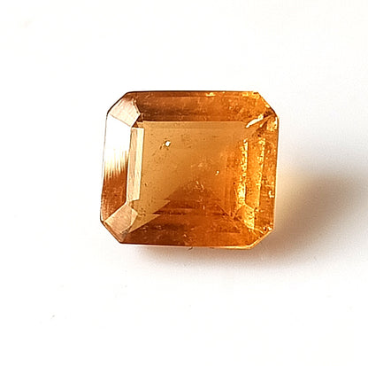 4.55  Carat 9X10X5.9 (WXLXD) Natural Octagon Cut Yellow tourmaline