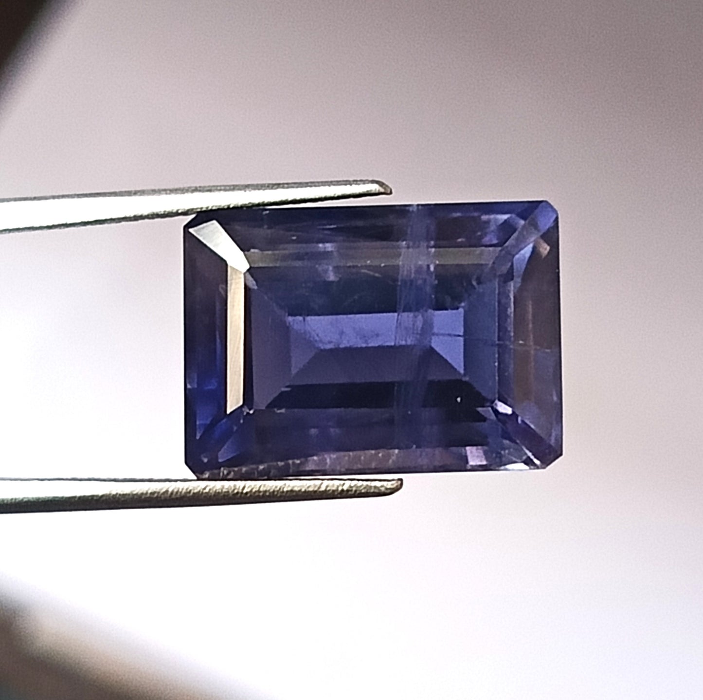 13.85 CARAT 12X17X8.8 (WXLXD) NATURAL EMERALD CUT IOLITE
