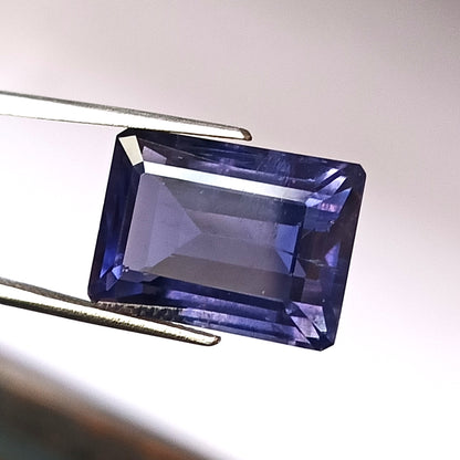 13.85 CARAT 12X17X8.8 (WXLXD) NATURAL EMERALD CUT IOLITE