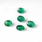 1.75 Carat 5 Pieces 4X5 MM Oval Cut Natural Faceted Zambian Emerald Lot