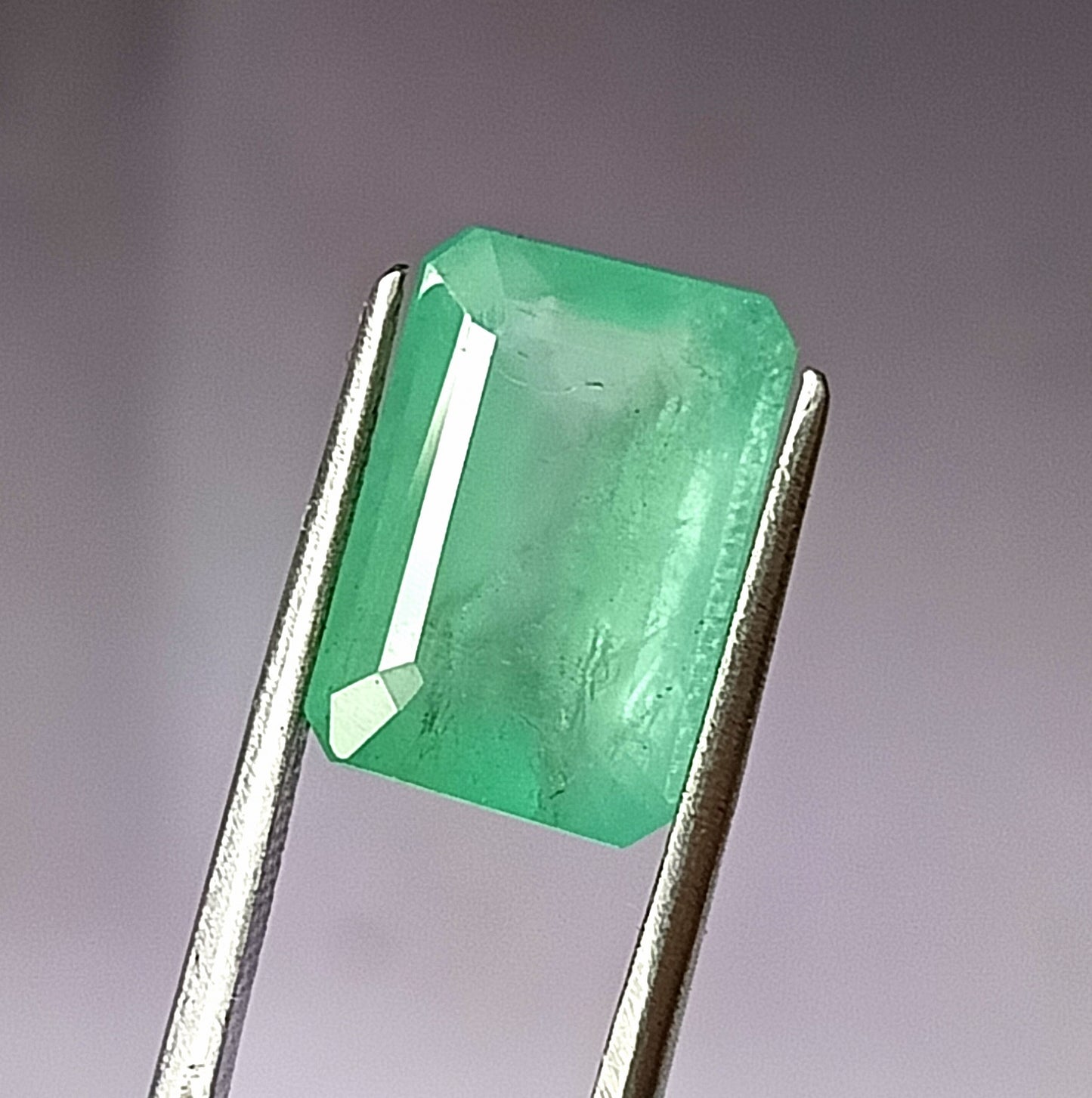 6.15 Carat 9.1X13.3X6.5 (WXLXD) Natural Zambian Emerald Cut Emerald