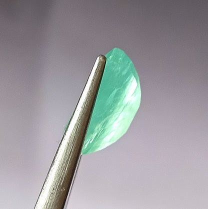 6.15 Carat 9.1X13.3X6.5 (WXLXD) Natural Zambian Emerald Cut Emerald