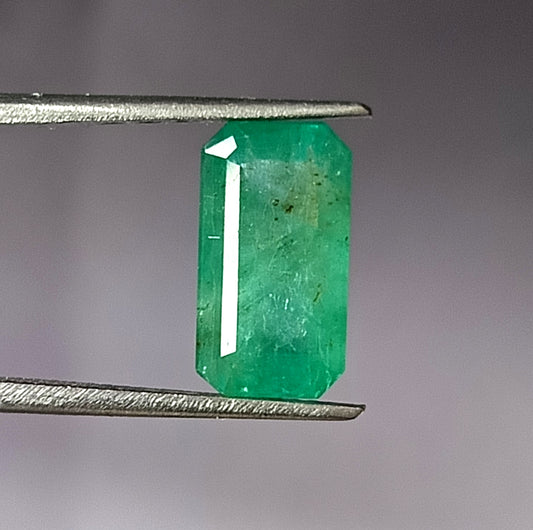 4.0 Carat 7X12.9X5.2 (WXLXD) Natural Zambian Emerald Cut Emerald