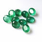 5.60 Carat 10 Pieces 5X6 MM Oval Cut Natural Faceted Zambian Emerald Lot