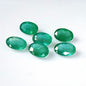 4.0 Carat 6 Pieces 7X5 MM Oval Cut Natural Faceted Zambian Emerald Lot