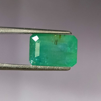 4.40 Carat 7.1X10.8X6.6 (WXLXD) Natural Zambian Emerald Cut Emerald