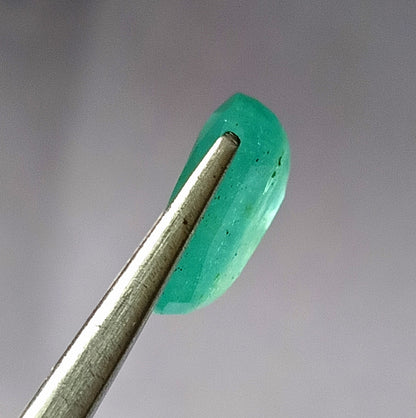 4.55 Carat 9.2X12.6X5.4 (WXLXD) Natural Zambian Oval Cut Emerald