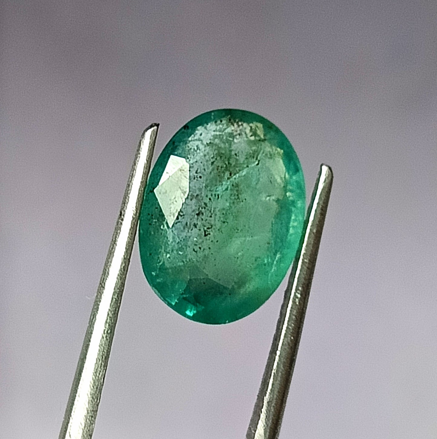 3.45 Carat 8.7X11.5X4.8 (WXLXD) Natural Zambian Oval Cut Emerald