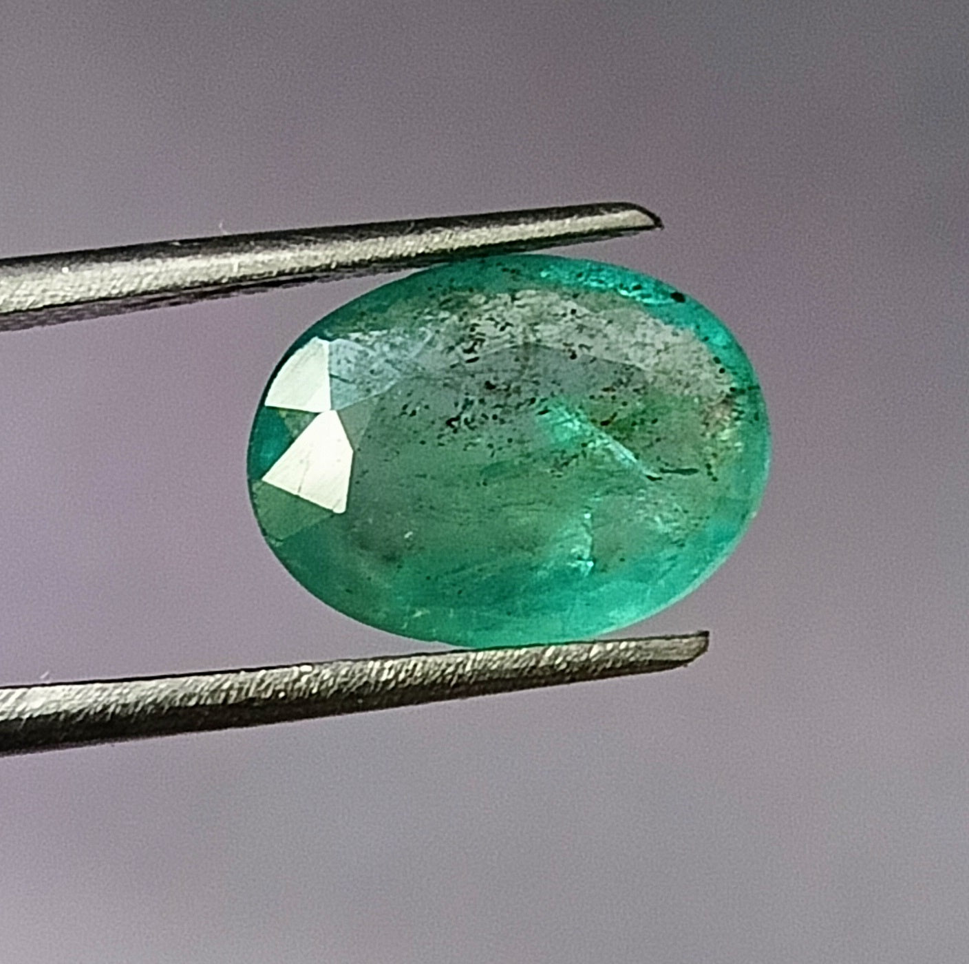 3.45 Carat 8.7X11.5X4.8 (WXLXD) Natural Zambian Oval Cut Emerald