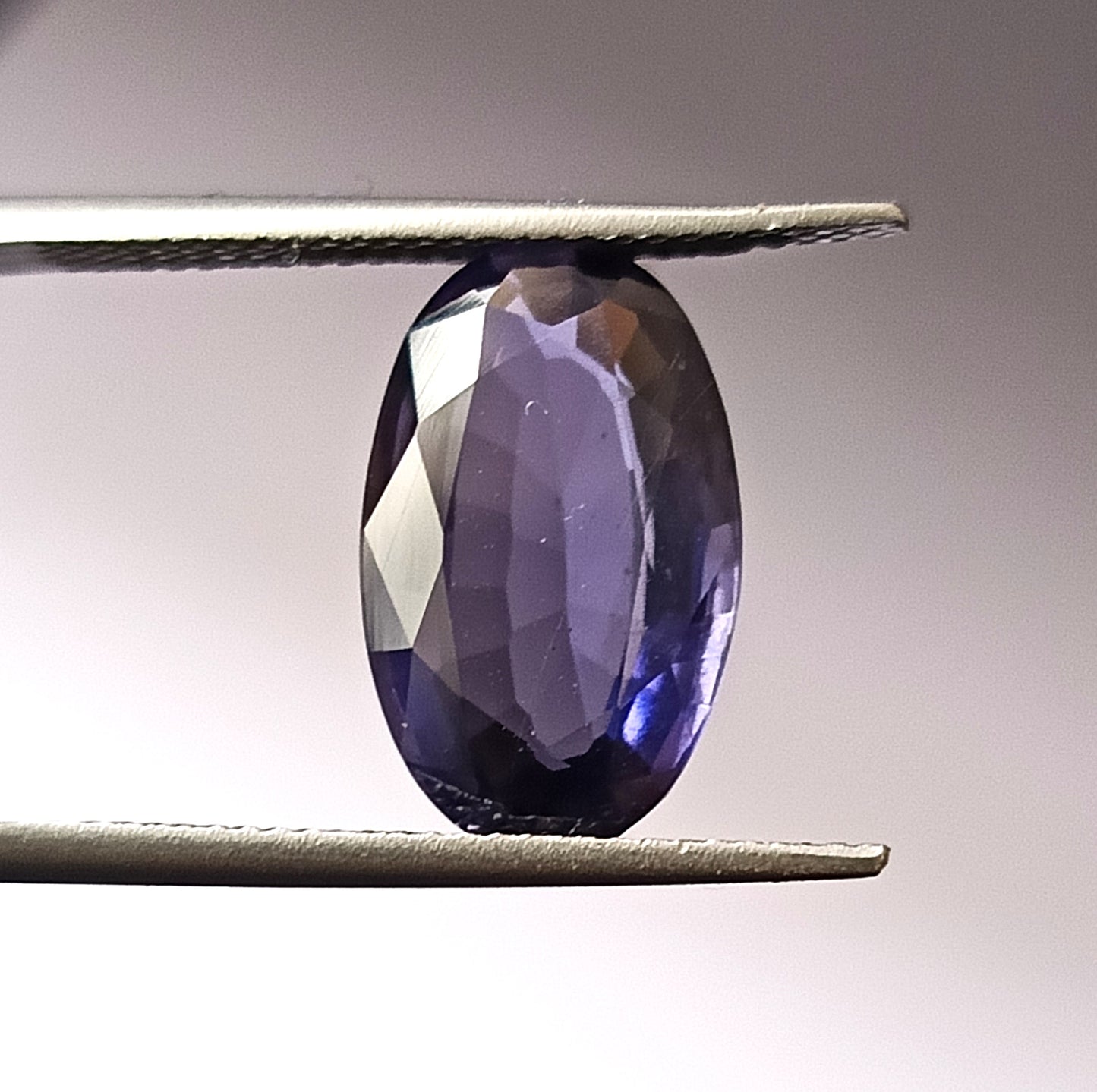 5.0 Carat 9.4X15.3X5.1 (WXLXD) Natural Faceted Oval Cut Iolite