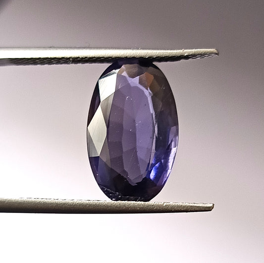 5.0 Carat 9.4X15.3X5.1 (WXLXD) Natural Faceted Oval Cut Iolite