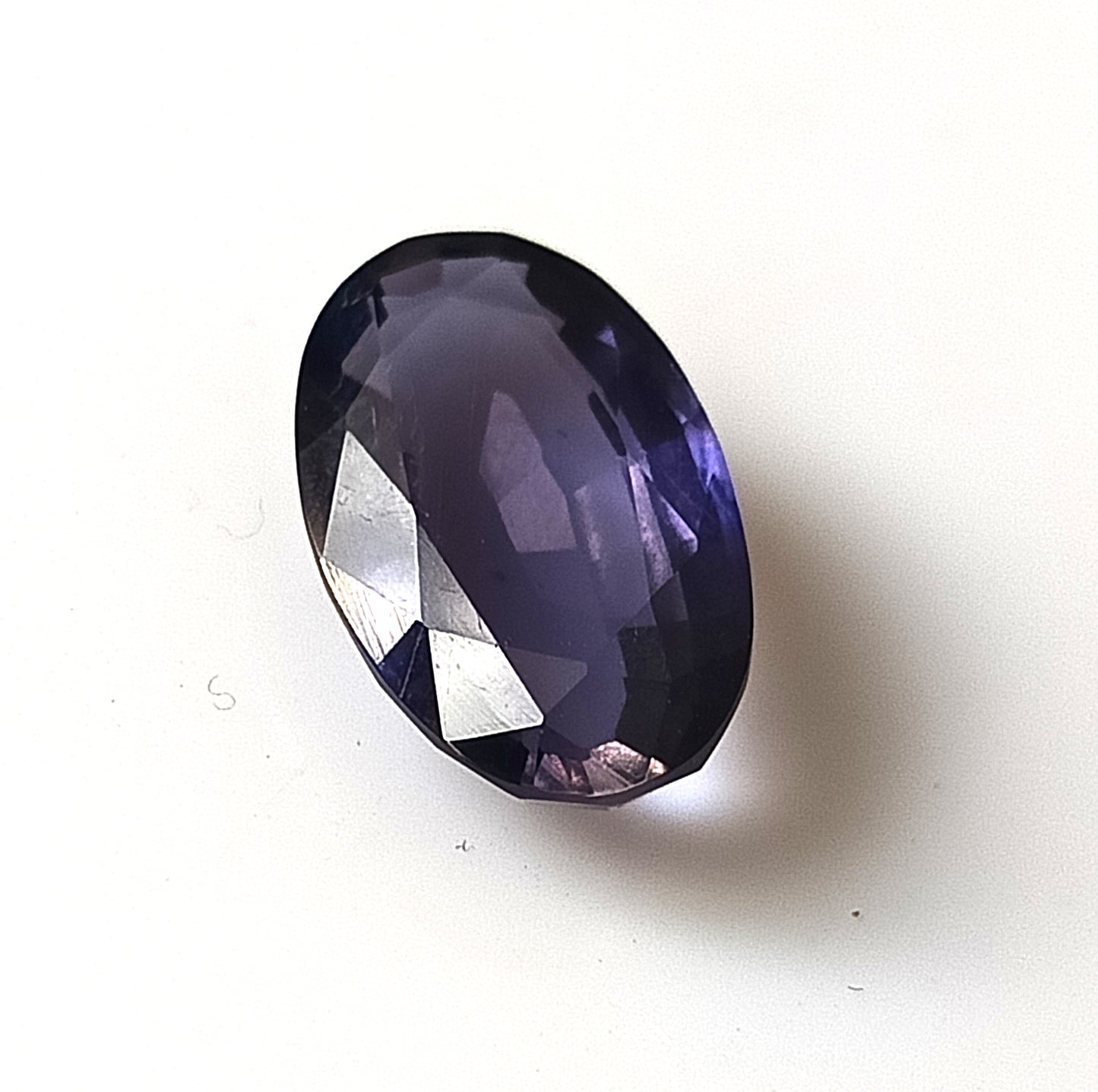 5.0 Carat 9.4X15.3X5.1 (WXLXD) Natural Faceted Oval Cut Iolite