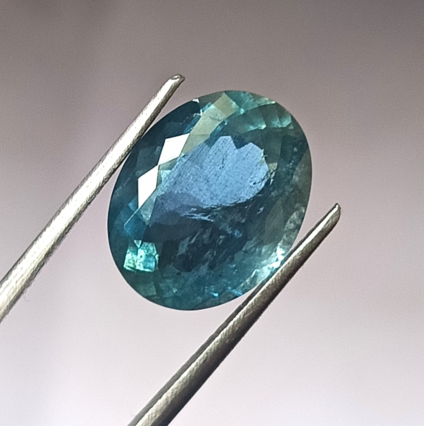 5.0 Carat 10.8X13.8X6.5 (WXLXD) Natural Oval Cut Santa Maria Aquamarine