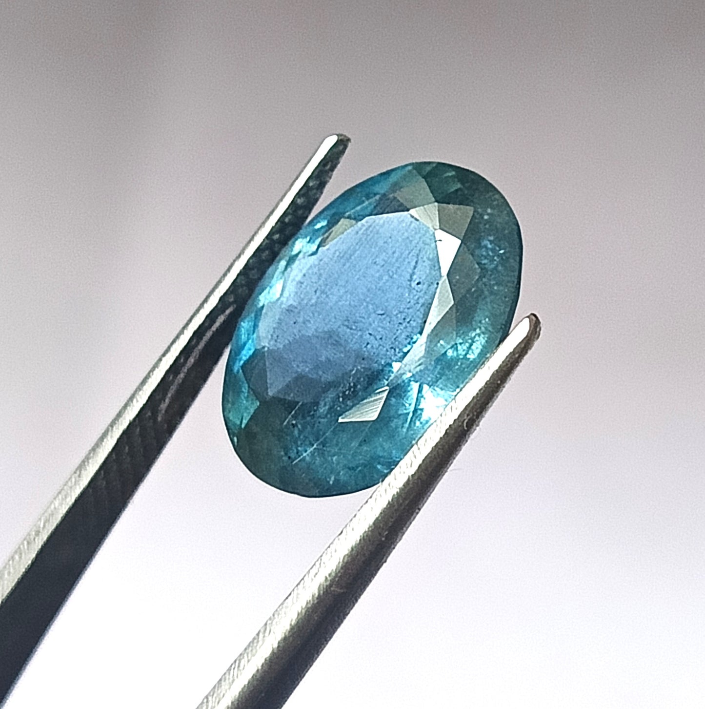 5.0 Carat 10.8X13.8X6.5 (WXLXD) Natural Oval Cut Santa Maria Aquamarine