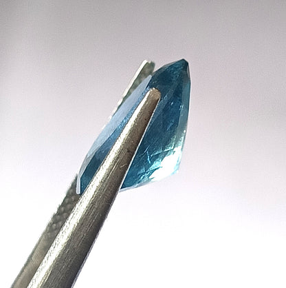 5.0 Carat 10.8X13.8X6.5 (WXLXD) Natural Oval Cut Santa Maria Aquamarine