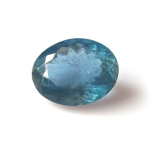 5.0 Carat 10.8X13.8X6.5 (WXLXD) Natural Oval Cut Santa Maria Aquamarine