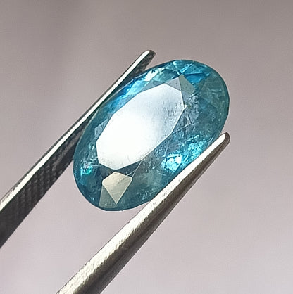 6.55 Carat 10.8X14.8X7.2 (WXLXD) Natural Oval Cut Santa Maria Aquamarine