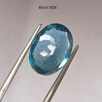 6.55 Carat 10.8X14.8X7.2 (WXLXD) Natural Oval Cut Santa Maria Aquamarine