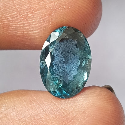 5.0 Carat 9.6X13.5X6.6 (WXLXD) Natural Oval Cut Santa Maria Aquamarine