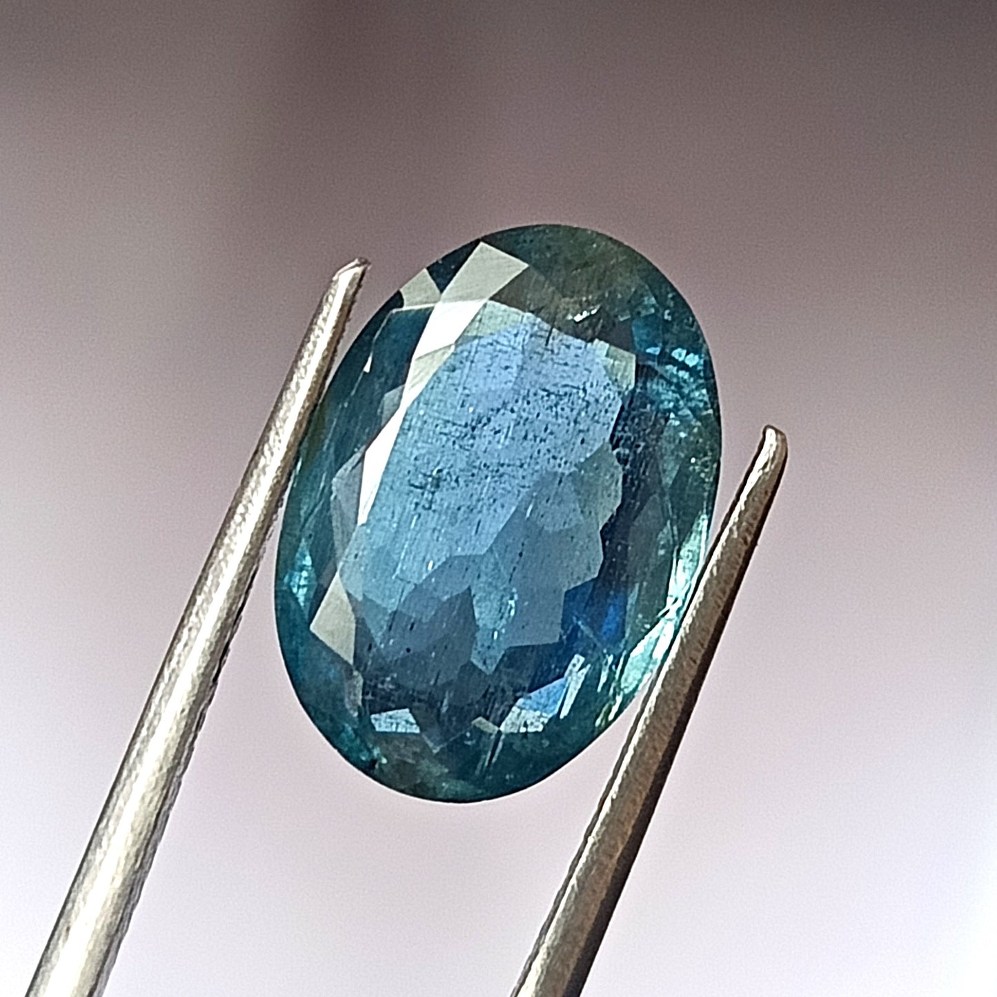 5.0 Carat 9.6X13.7X5.2 (WXLXD) Natural Oval Cut Santa Maria Aquamarine