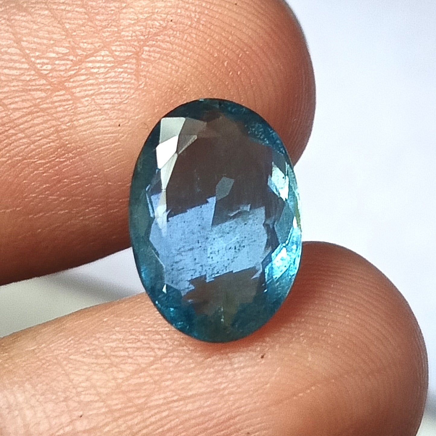 5.0 Carat 9.6X13.7X5.2 (WXLXD) Natural Oval Cut Santa Maria Aquamarine