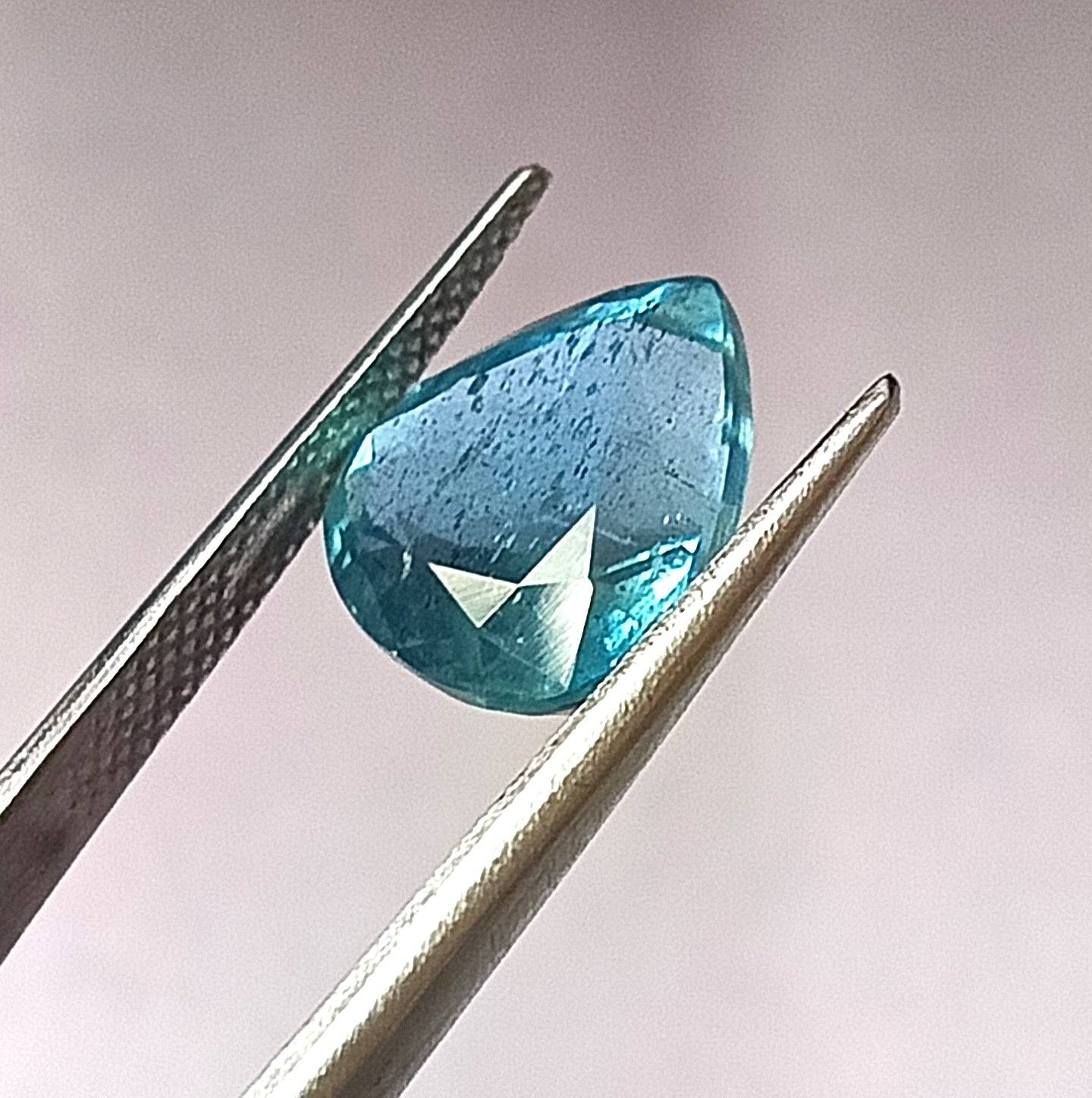 5.60 Carat 12X12X7.3 (WXLXD) Natural Heart/Trigonal Cut Santa Maria Aquamarine