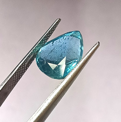 5.60 Carat 12X12X7.3 (WXLXD) Natural Heart/Trigonal Cut Santa Maria Aquamarine