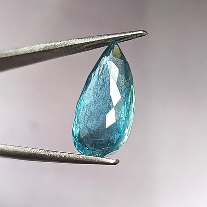 5.90 Carat 9.5X16.5X6 (WXLXD) Natural Pear Shaped Santa Maria Aquamarine