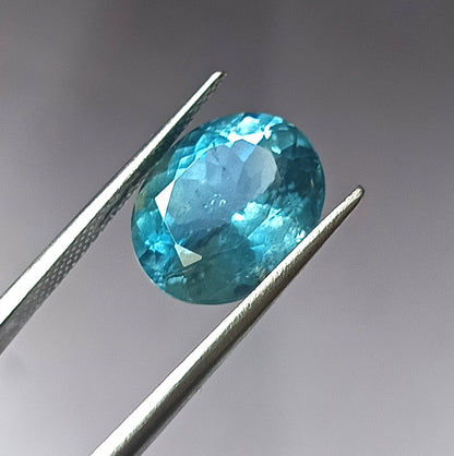 5.95 CARAT 10.8X12.9X7.5(WXLXD) NATURAL AQUAMRINE