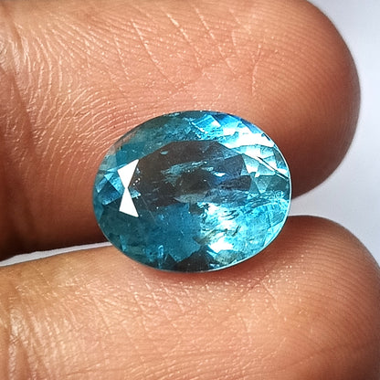 5.95 CARAT 10.8X12.9X7.5(WXLXD) NATURAL AQUAMRINE
