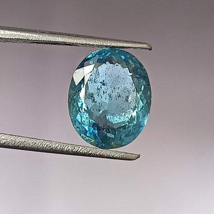 3.55 CARAT 8.7X10.7X5.6 (WXLXD) OVAL SHAPED AQUAMARINE
