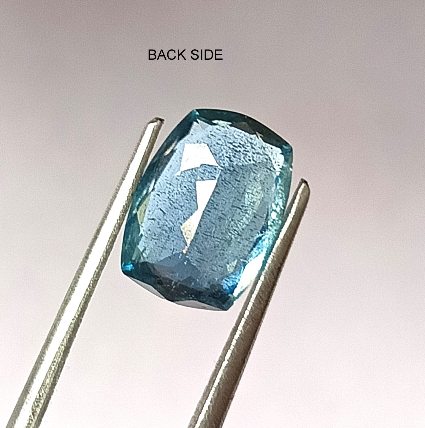 2.60 Carat 7.7X10.5X4.5 (WXLXD) Natural Cushion Cut Santa Maria Aquamarine