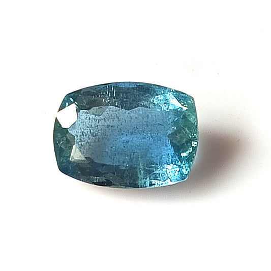 2.60 Carat 7.7X10.5X4.5 (WXLXD) Natural Cushion Cut Santa Maria Aquamarine