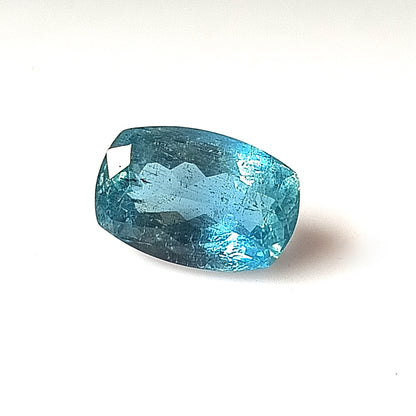 3.80 Carat 8X11.8X5.9 (WXLXD) Natural Cushion Cut Santa Maria Aquamarine