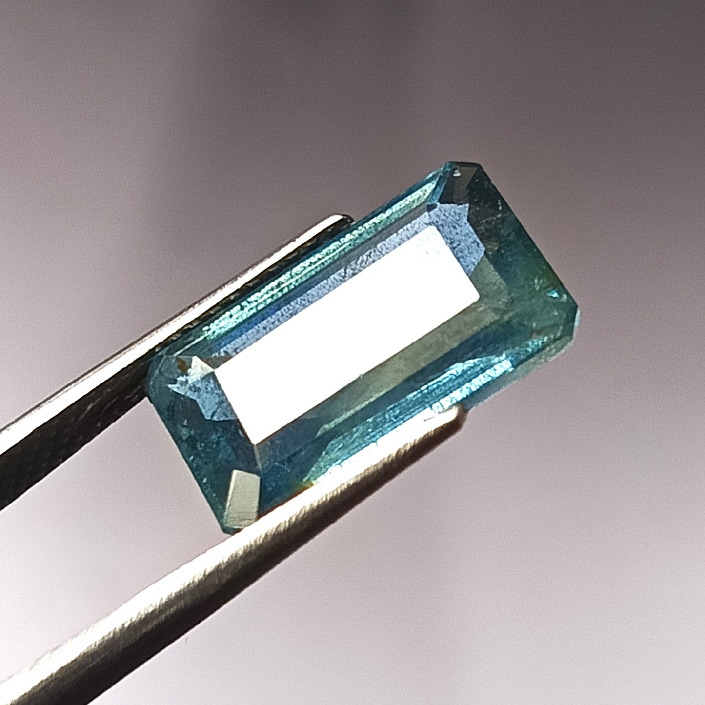 5.80 Carat 8.5X14.5X5.4 (WXLXD) Natural Emerald Shaped Santa Maria Aquamarine